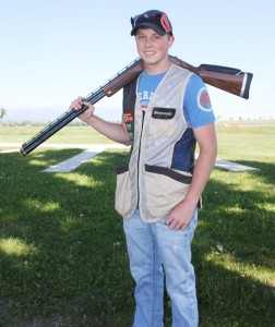 Keiver Halderson of Corvallis has been named to the 2013 All American Junior Second Team in trap shooting, Jean Schurman photo
