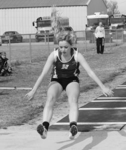 Hamilton’s Baylie Duce  finished first in the long jump at the Polson Triangular. Star file photo.