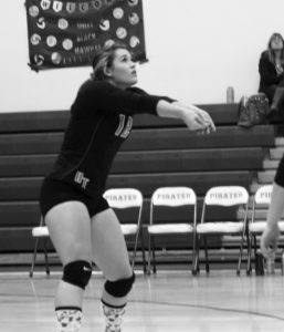 Darby’s Kylie Fisher makes a return against Lincoln. Jean Schurman photo.