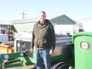 Randy Kearns, owner of Gardner Auction, carries on a family tradition with the staging of the 56th Annual Spring Equipment Auction on April 9th in Hamilton. Jean Schurman photo.