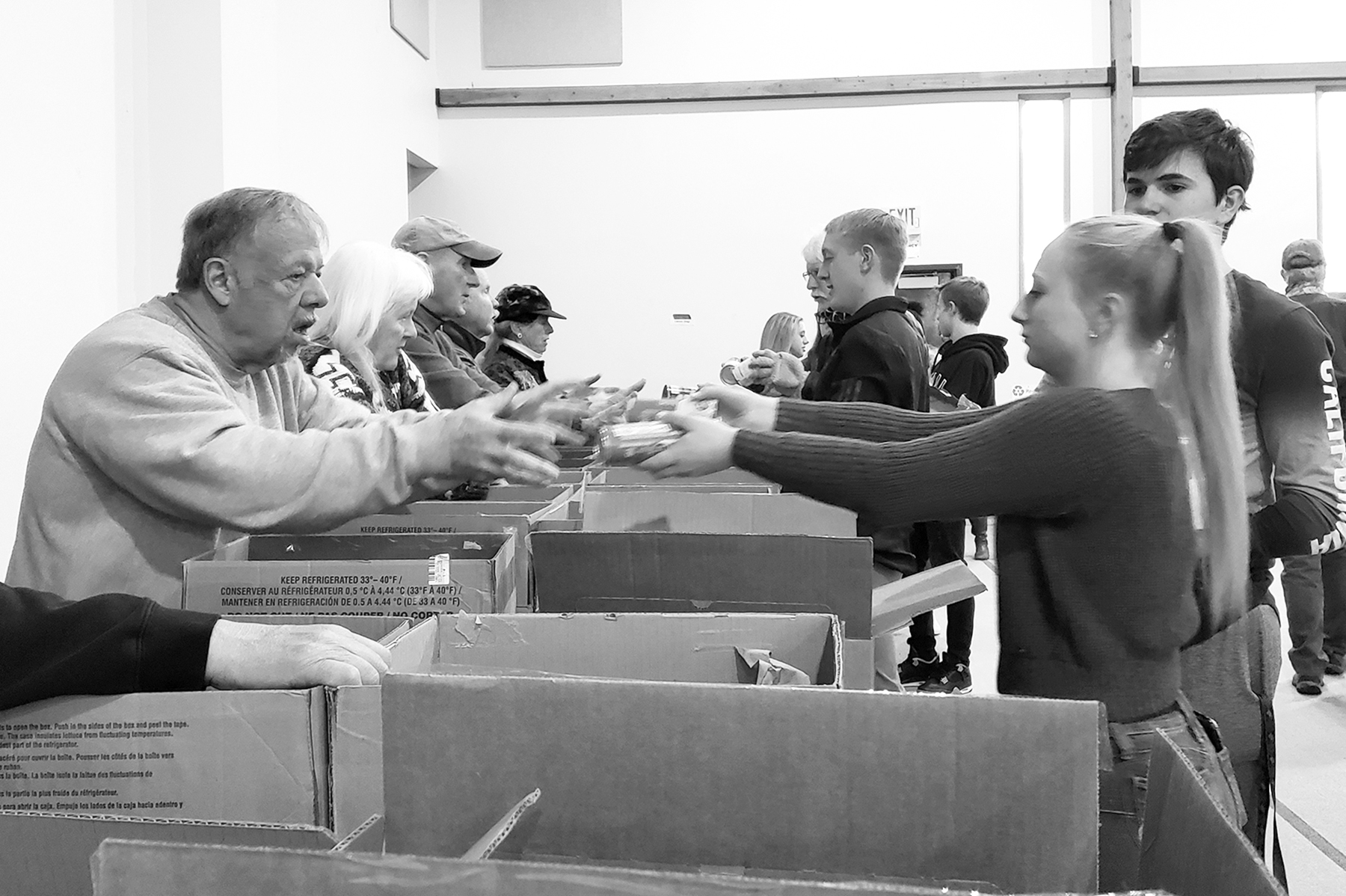 Pantry Partners hands out Christmas boxes Bitterroot Star